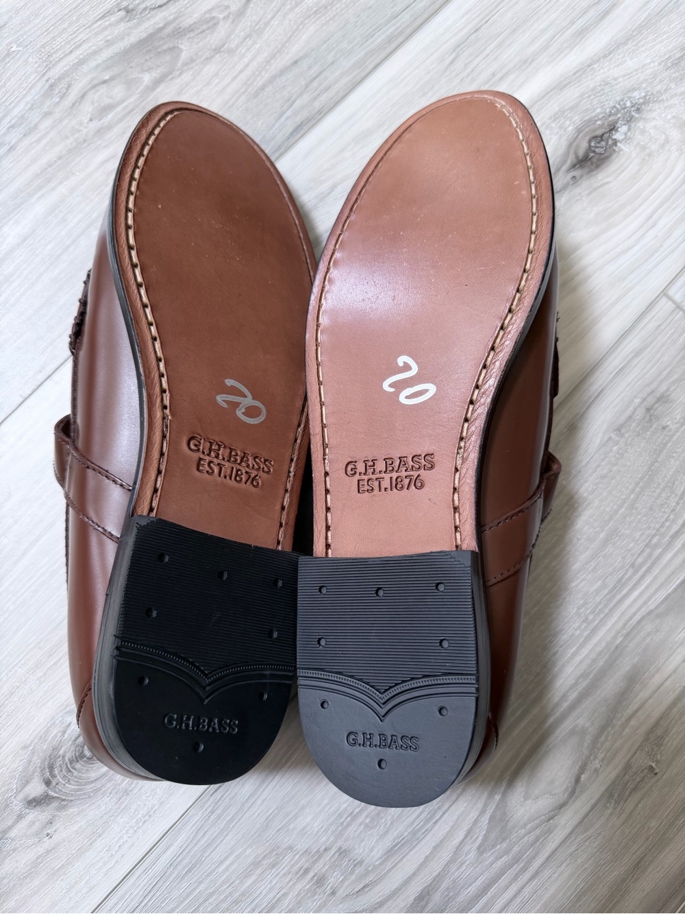 G.H. Bass Weejuns Mary Jane Leather Loafers Brown Women’s 8.5 NWOB - Picture 10 of 10